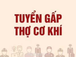 Tuyển nhân viên cơ khí